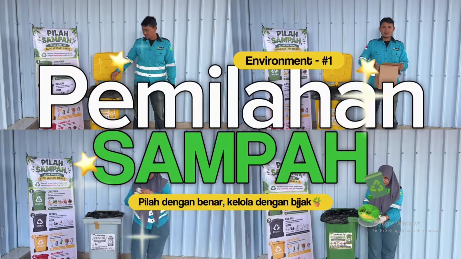 Pilah Sampah, Jaga Lingkungan!